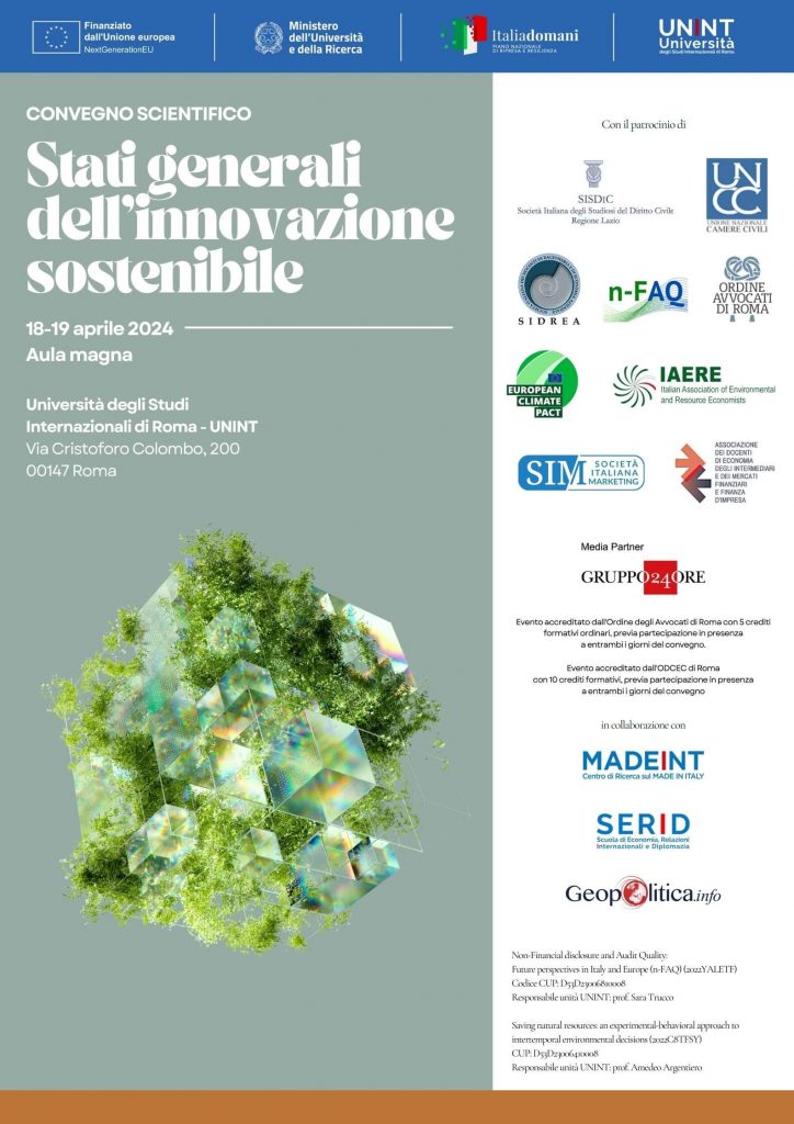 Stati generali dell'innovazione sostenibilie