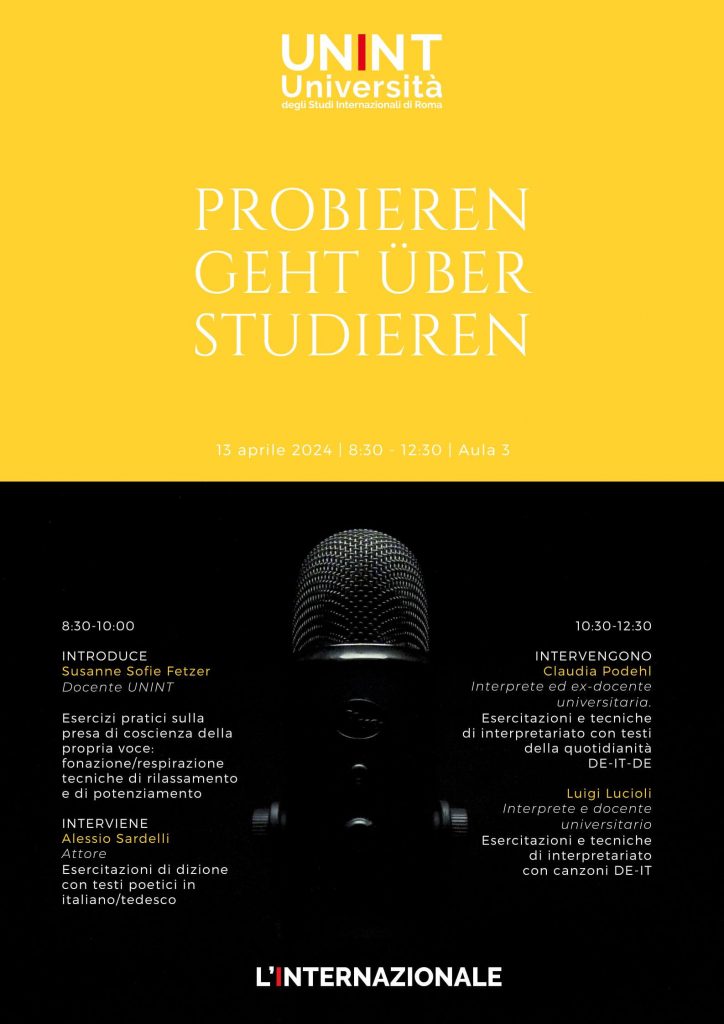 PROBIEREN GEHT ÜBER STUDIEREN