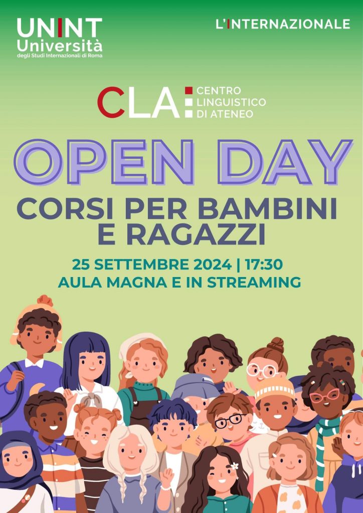 Open Day corsi per bambini e ragazzi CLA