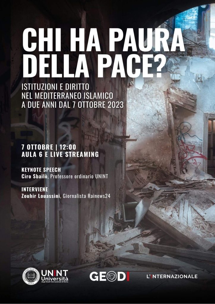 Locandina dell'evento Chi ha paura della pace