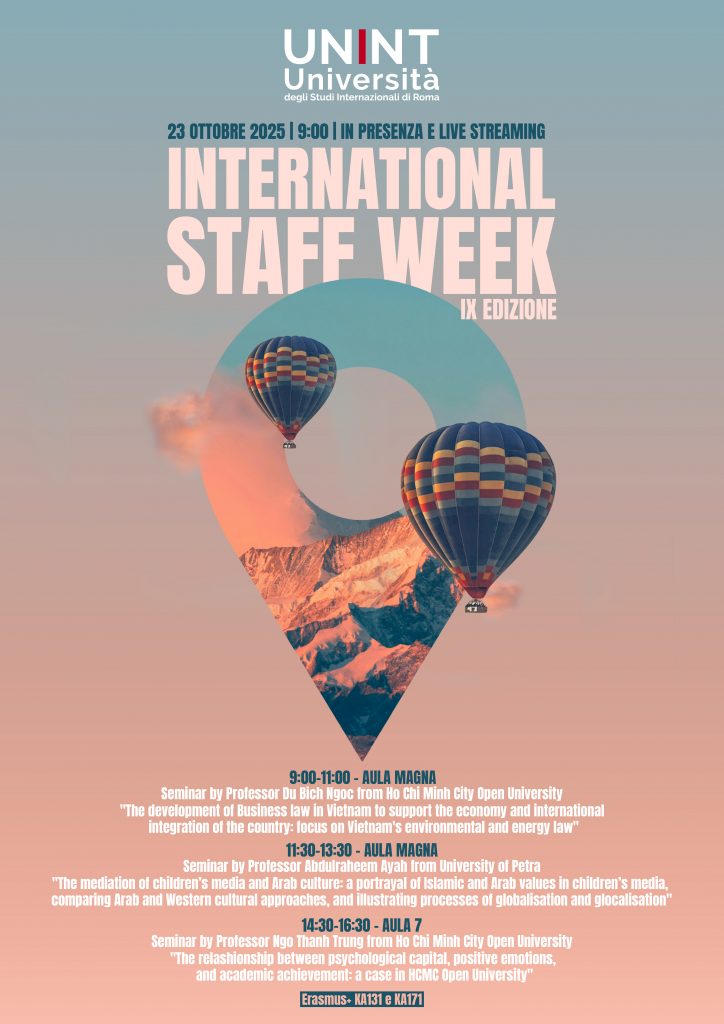 International Staff Week - IX Edizione