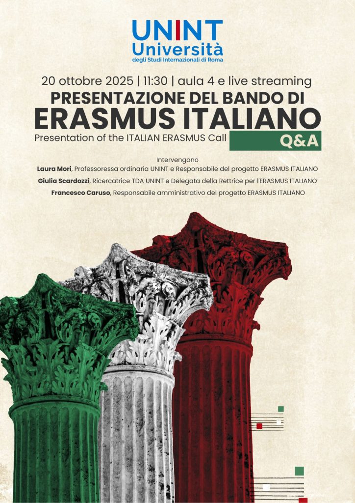 Presentazione del bando di Erasmus italiano e Q&A