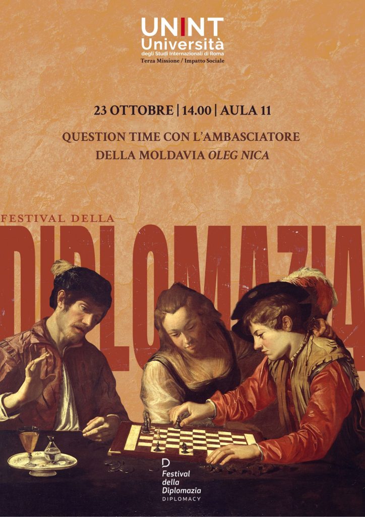 Festival della Diplomazia: Question Time con l’Ambasciatore della Moldavia Oleg Nica