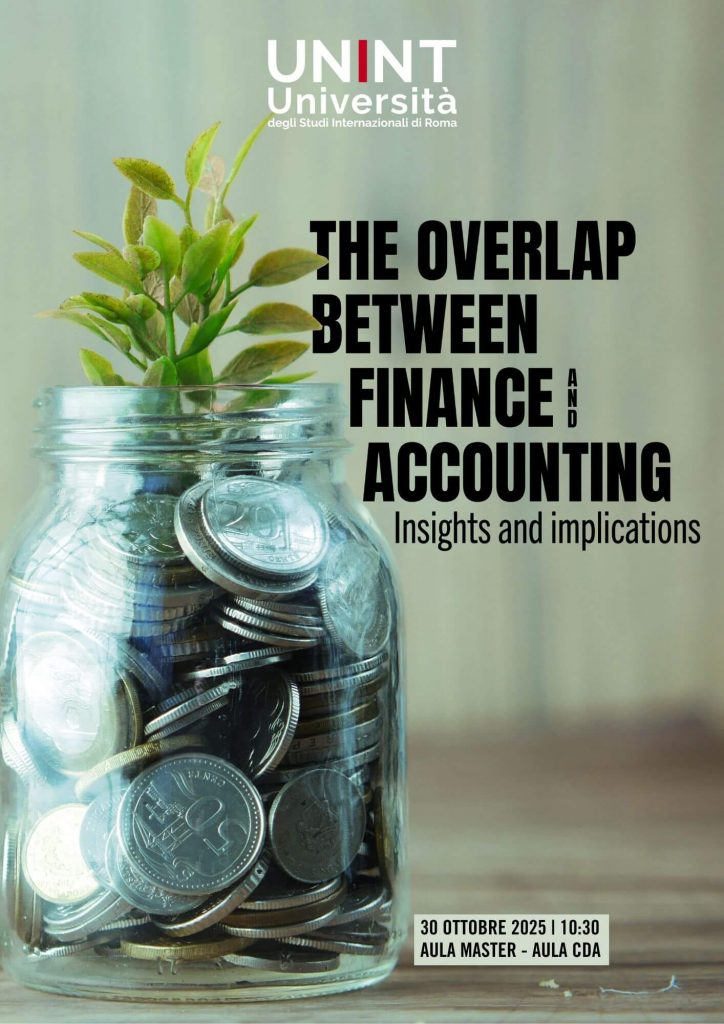 Locandina evento The overlap between finance and accounting