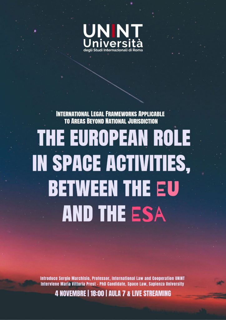 The European Role in Space Activities, between the EU and the ESA