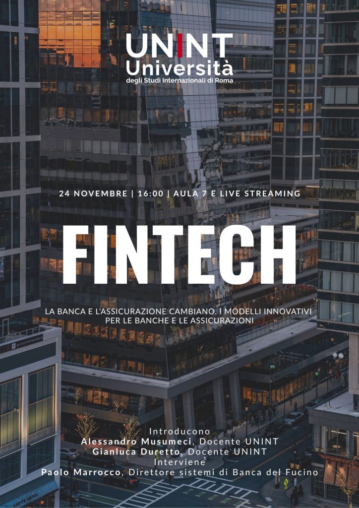 Fintech: la banca e l’assicurazione cambiano. I modelli innovativi per le banche e le assicurazioni