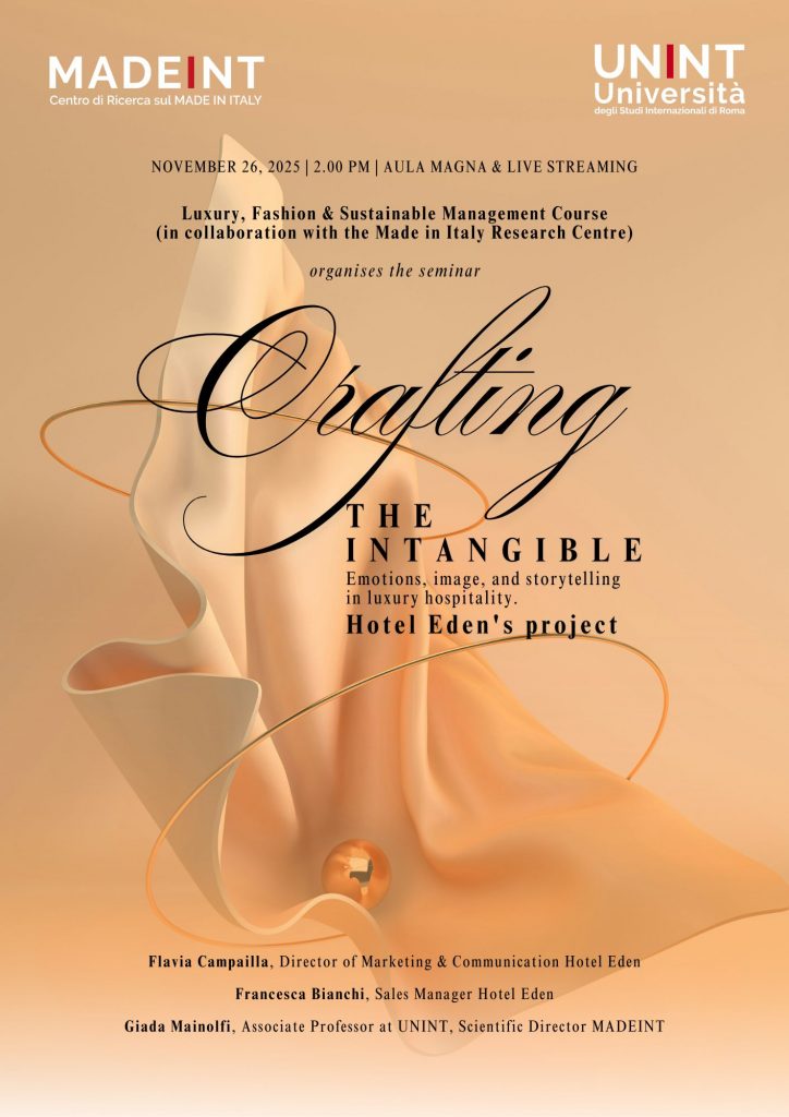 Crafting the intangible: emotions, image, and storytelling in luxury hospitality. Hotel Eden's project