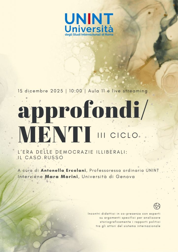 Ciclo approfondi/MENTI - L’era delle democrazie illiberali: il caso russo