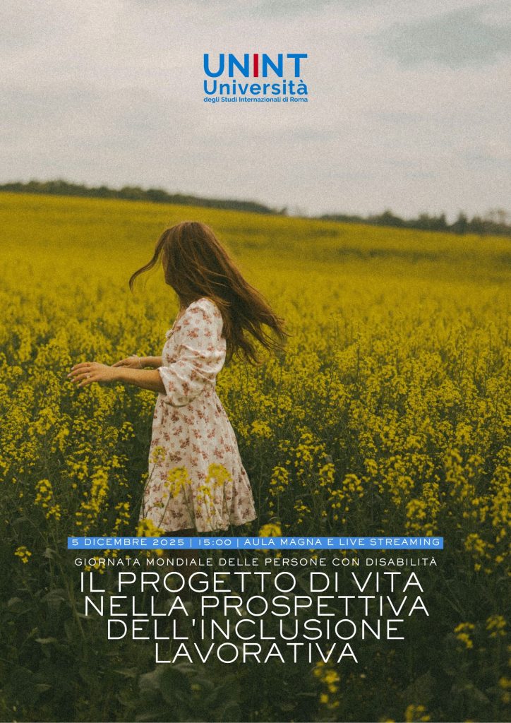 Giornata internazionale delle persone con disabilità - Il progetto di vita nella prospettiva dell’inclusione lavorativa