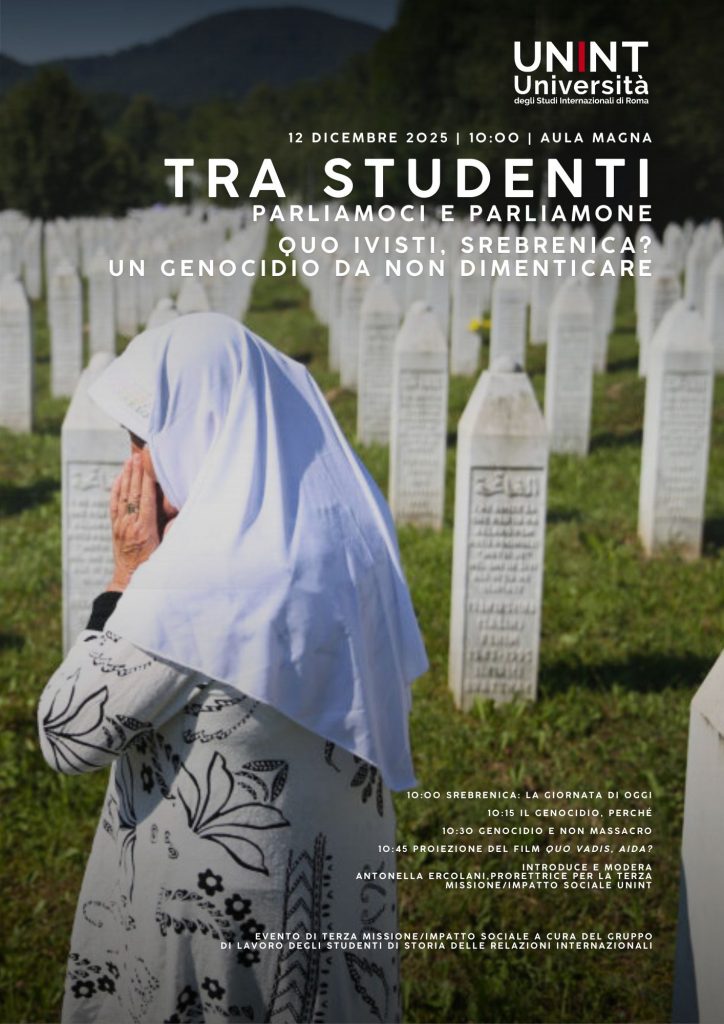 Tra studenti: parliamoci e parliamone - Quo Ivisti, Srebrenica? Un genocidio da non dimenticare