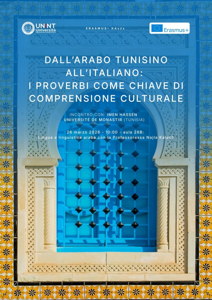 Dall’arabo tunisino all’italiano: i proverbi come chiave di comprensione culturale. Incontro con Imen Hassen.