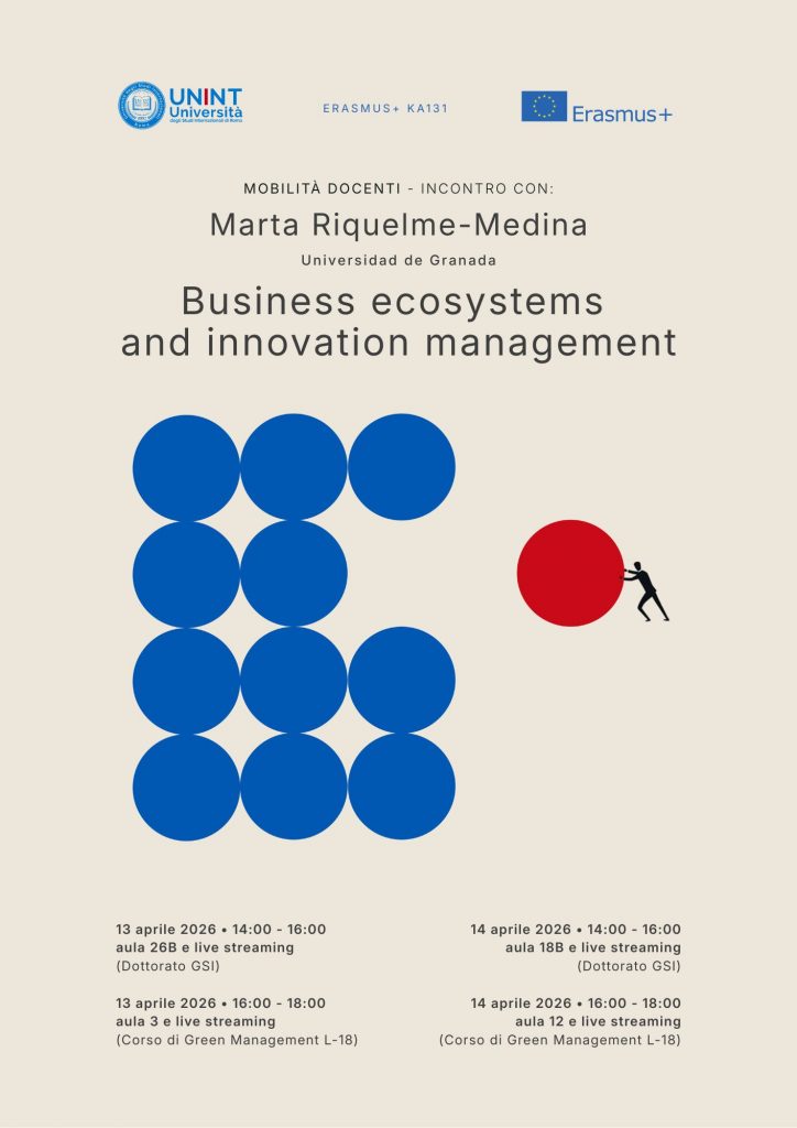 Mobilità docenti. Incontro con Marta Riquelme-Medina