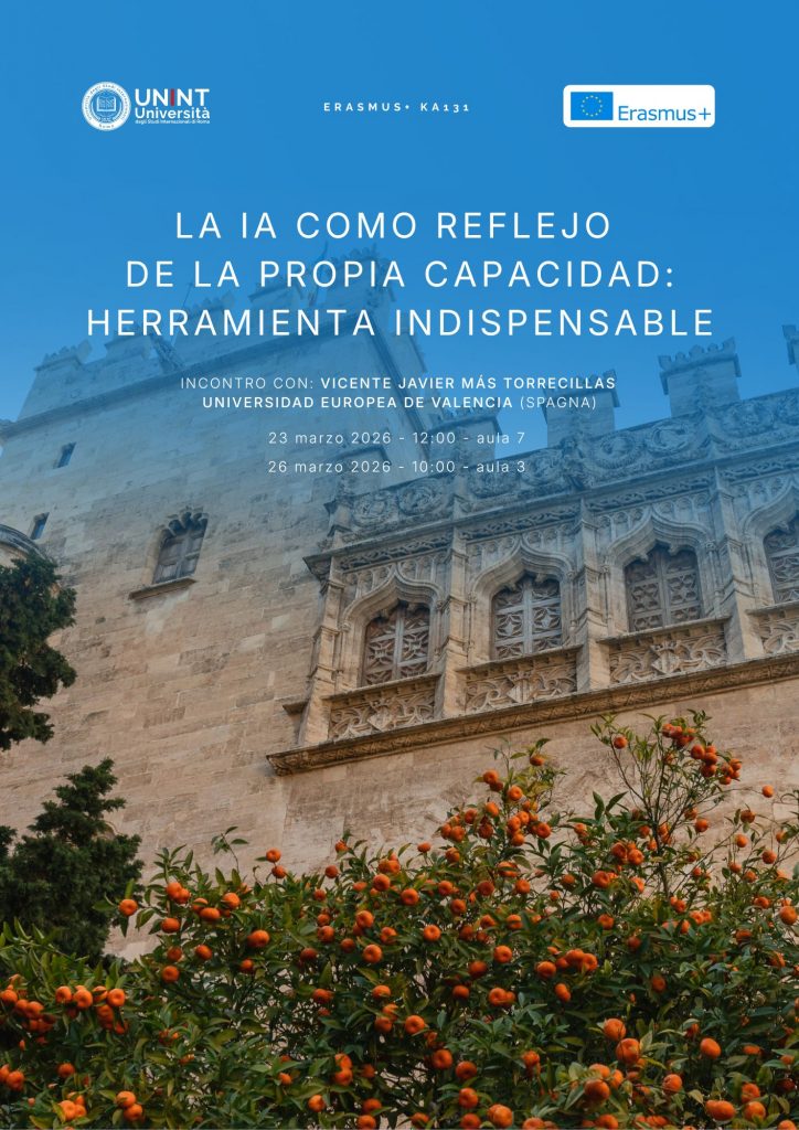 La IA como reflejo de la propia capacidad: herramienta indispensable. Incontro con Vicente Javier Más Torrecillas