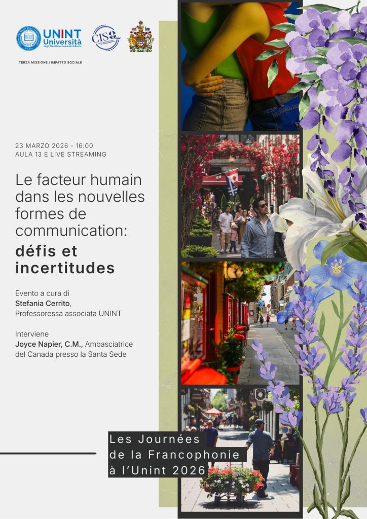 Journées de la Francophonie à l’Unint 2026: III incontro