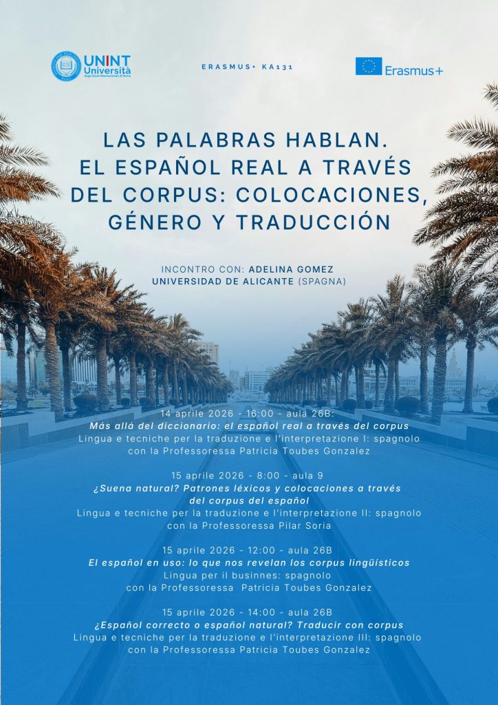 Las palabras hablan. El español real a través del corpus: colocaciones, género y traducción