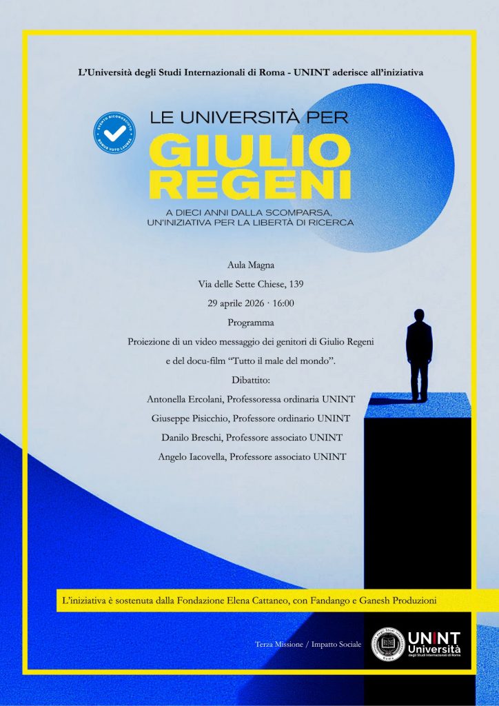 Le Università per Giulio Regeni