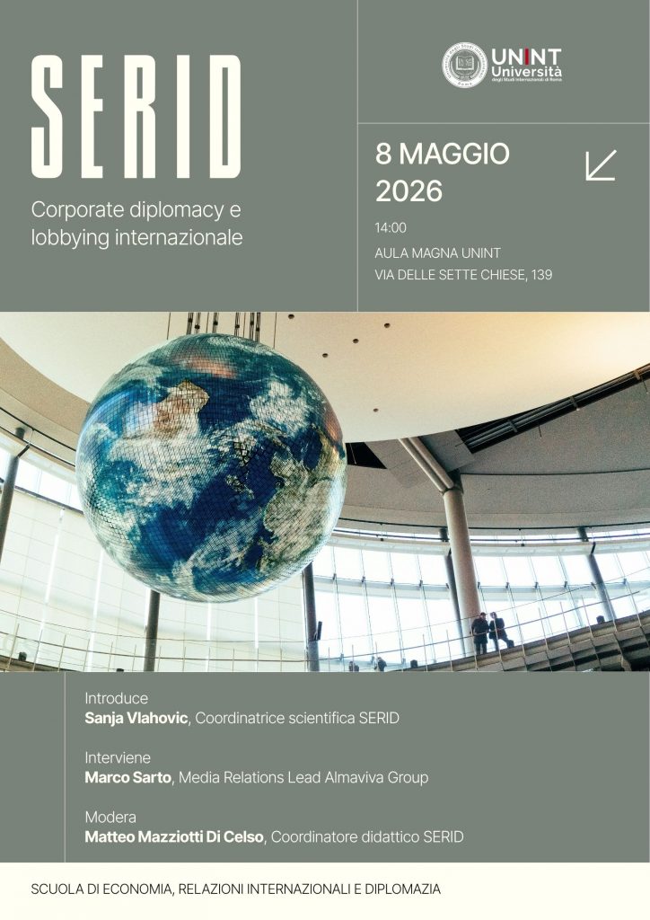 SERID IV edizione - Corporate diplomacy e lobbying internazionale