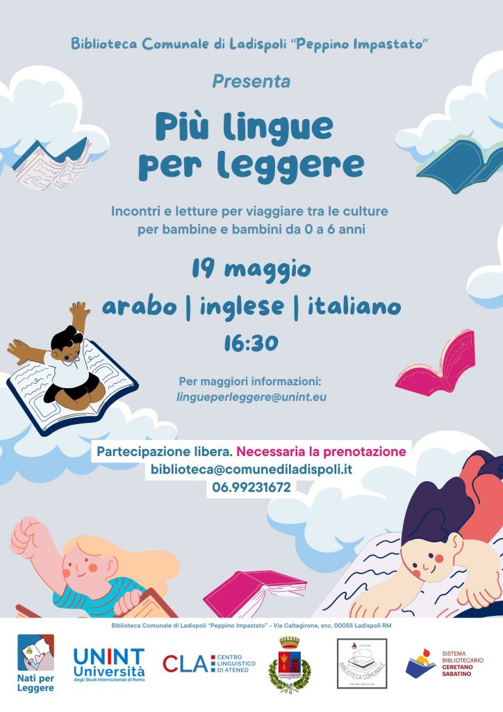 Più lingue per leggere 2026 (PLIL 3.0 - PLIL IN RETE) - Biblioteca Comunale di Ladispoli "Peppino Impastato"