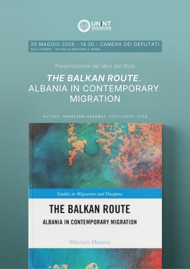 Presentazione del libro dal titolo "Balkan Route. Albania in Contemporary Migration" di Shkelzen Hasanaj